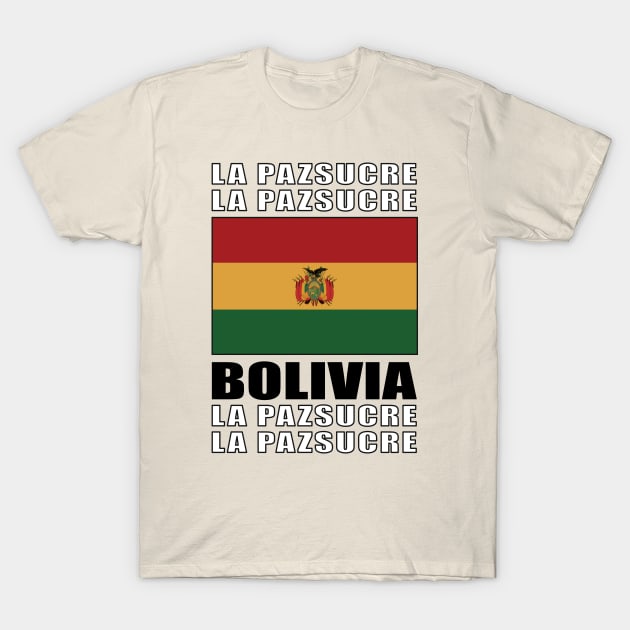 Flag of Bolivia T-Shirt by KewaleeTee